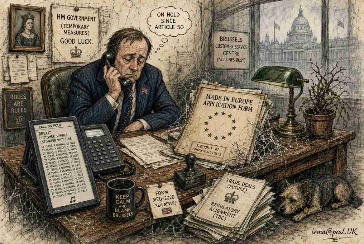 Britain Wants Into EU ‘Made in Europe’ Plan, Discovers Brexit Has Extremely Long Customer-Service Hold Music