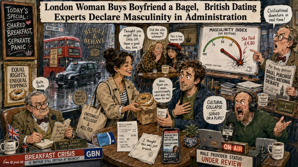 Sesame Bagel Becomes the Symbol of a Collapsing London Dating Market