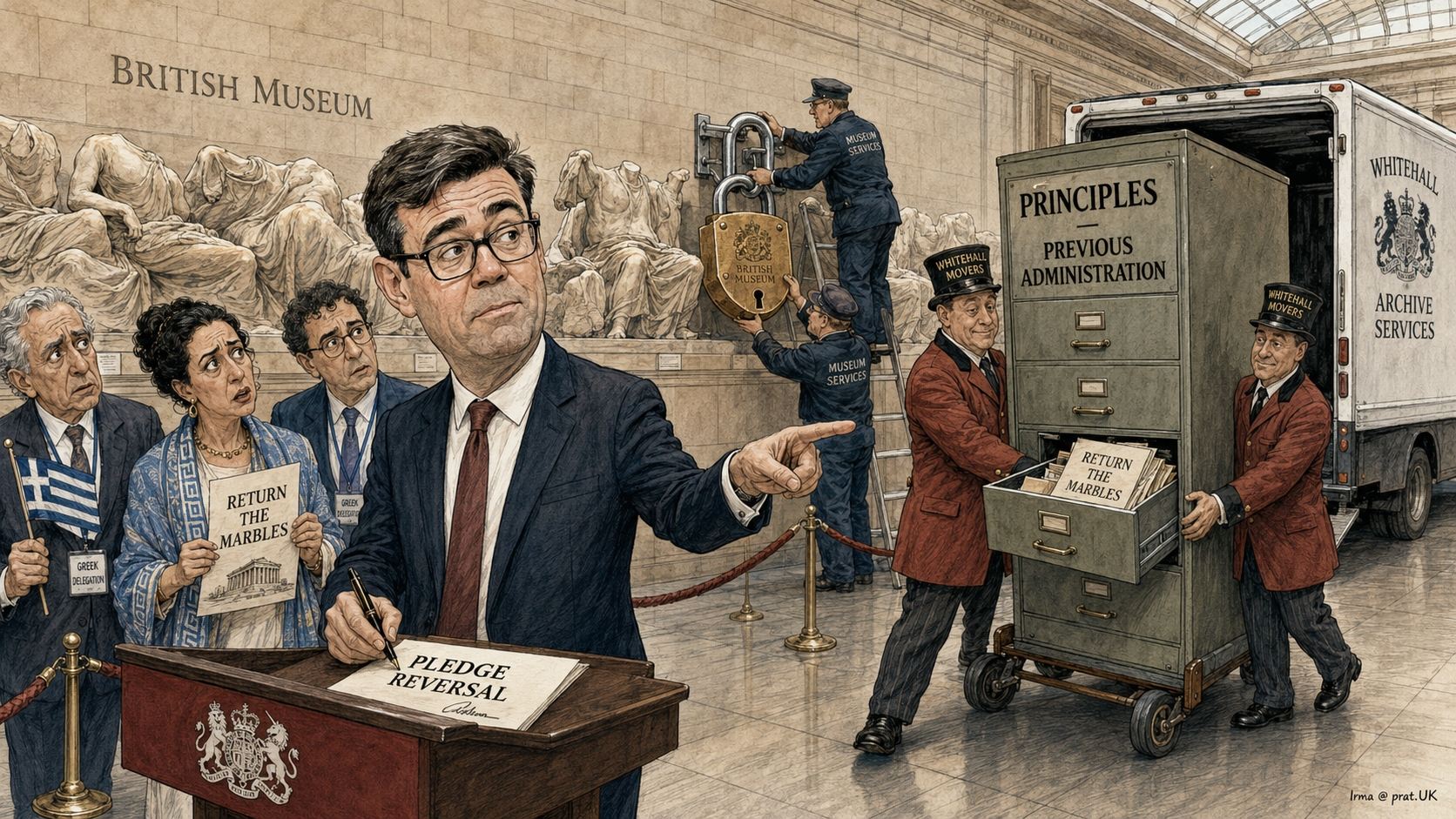 Andy Burnham Abandons Pledge to Return Parthenon Marbles