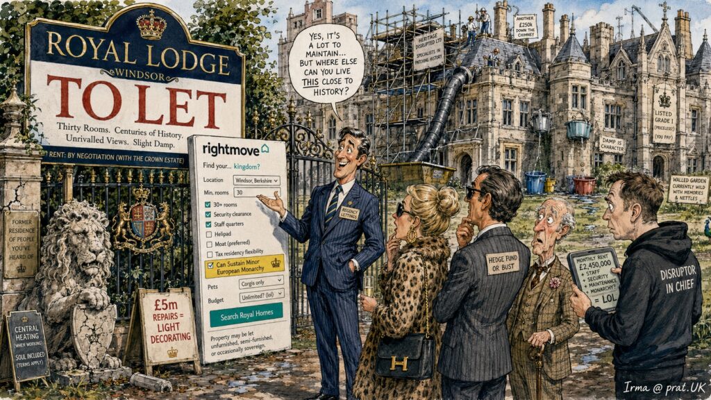 The London Prat UK The London Prat UK - Thirty Rooms in Windsor Great Park Create Previously Unknown Domestic Problems