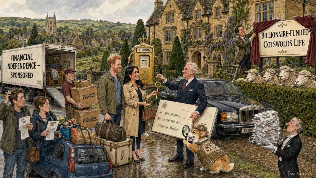 The London Prat UK Britain Introduces New Cost-of-Living Advice: Befriend a Hedge-Fund Billionaire