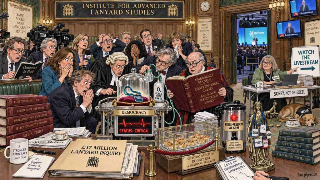 The London Prat UK The London Prat UK Reform UK Press Ban Accidentally Becomes the Government