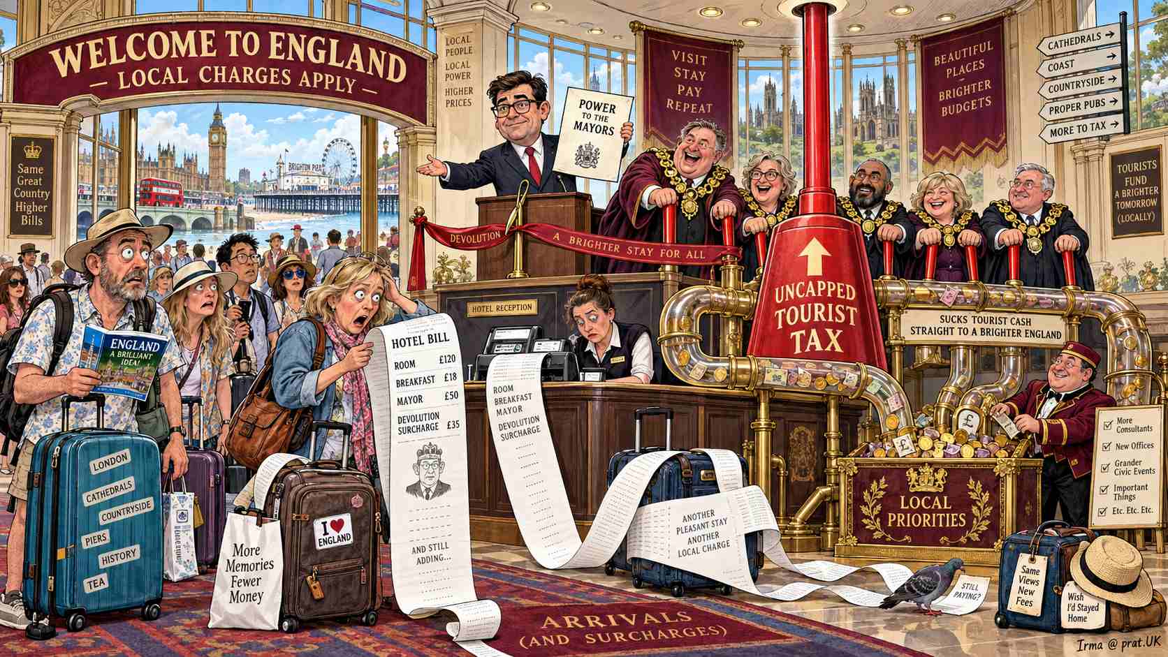 England Gives Mayors Power to Tax Tourists