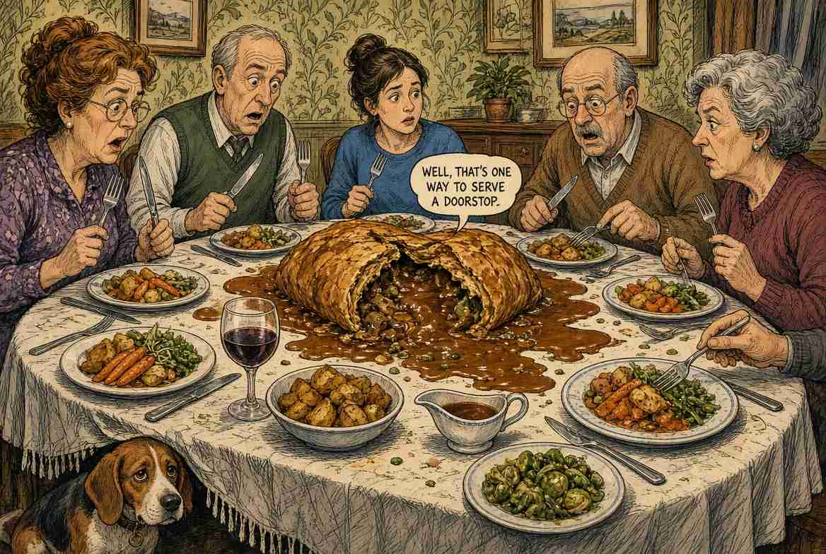 London Dinner Party Collapses After Guest Mistakes Vegan Wellington for Doorstop