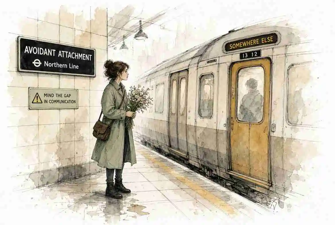 London Woman Learns Boyfriend Has Avoidant Attachment Style, Realises She Has Actually Been Dating the Northern Line