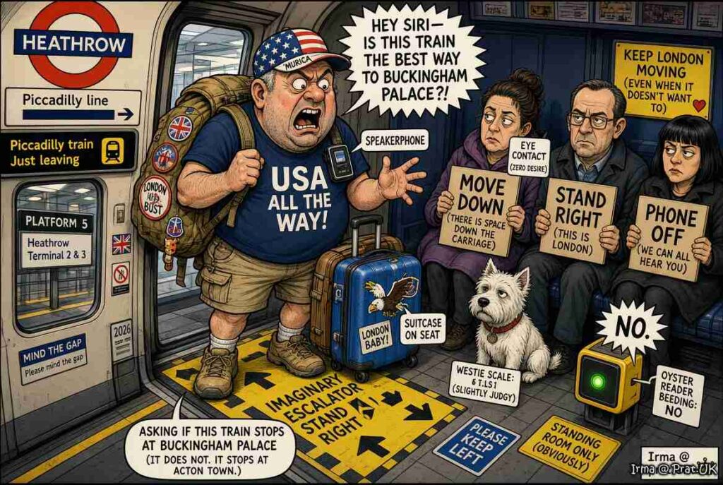 American Tourist Breaks All Five London Underground Rules American Tourist Breaks All Five London Underground Rules