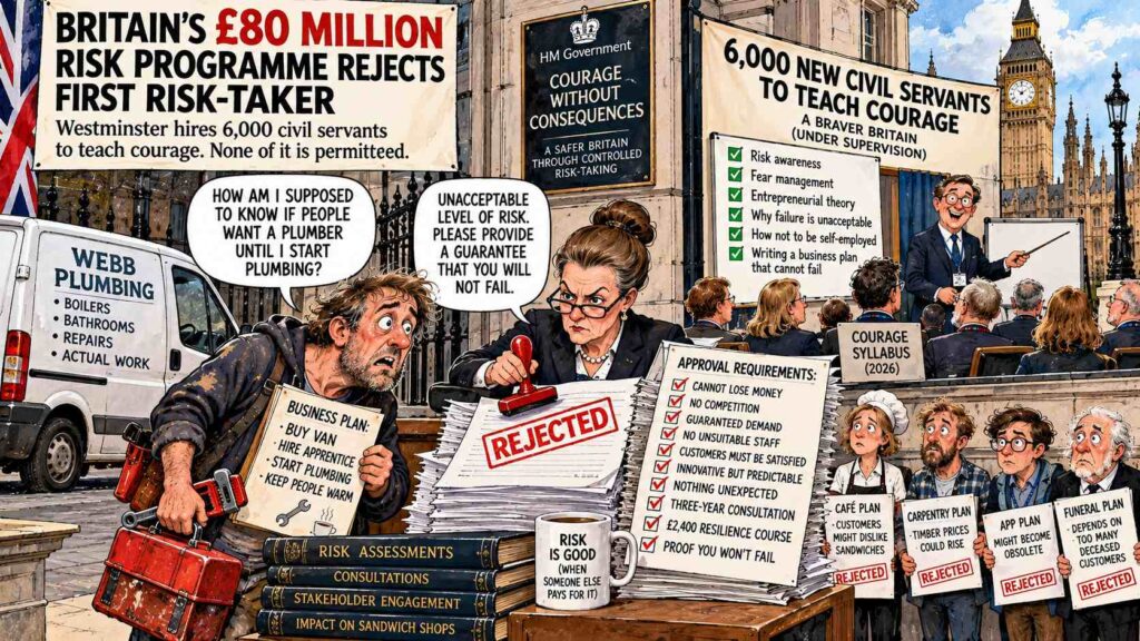 Britain’s Courage Bureaucracy Rejects Risk