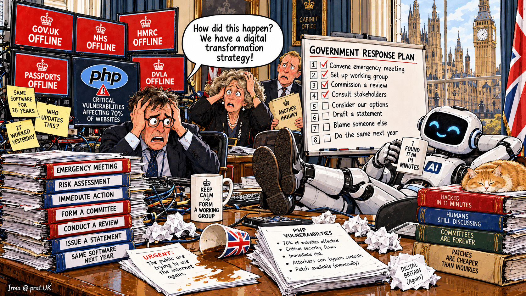 UK Government Websites Go Offline Over PHP Flaws