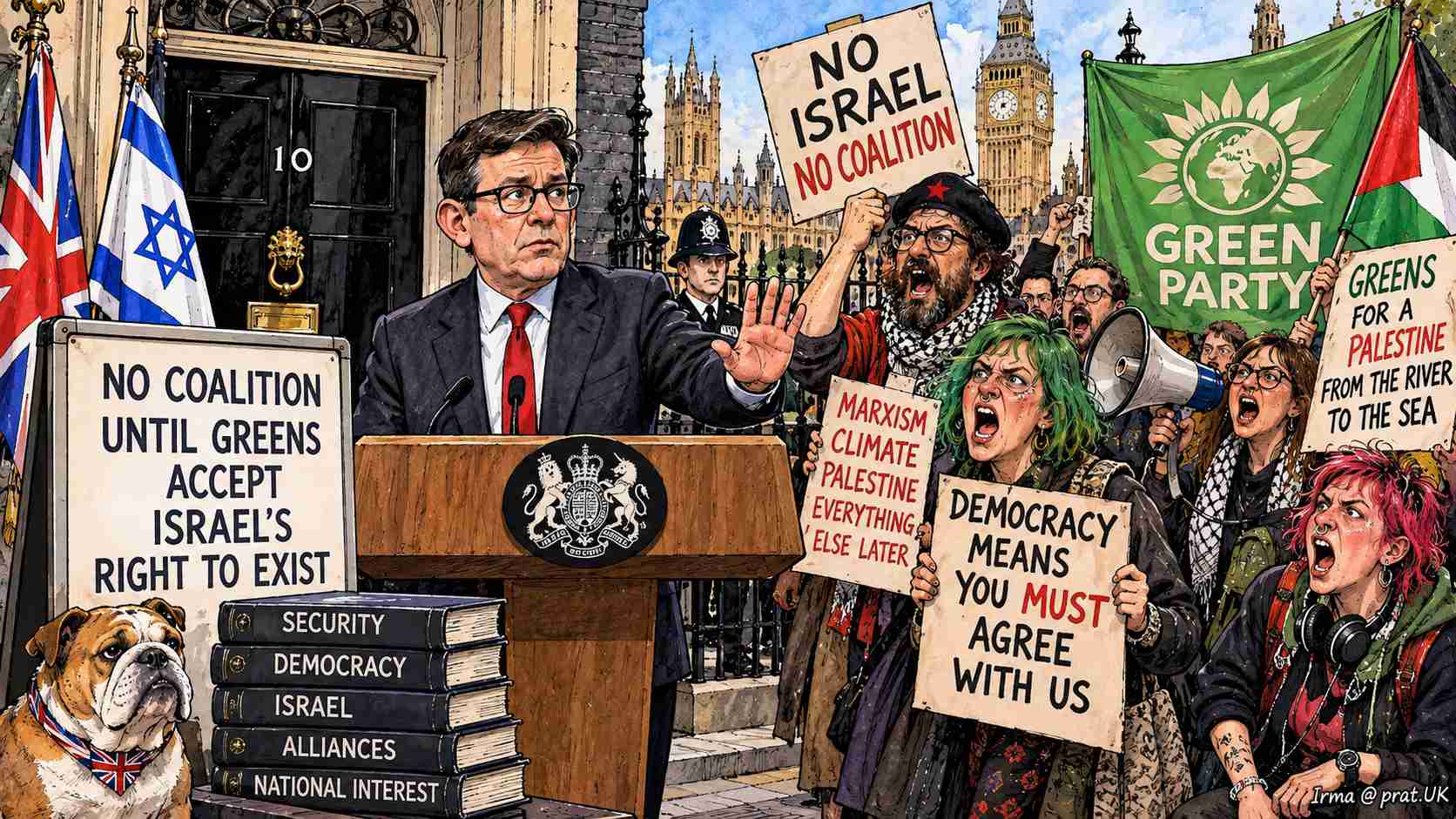 Burnham Refuses Coalition With Greens Until They Accept Israel’s Right to Exist, Marxist Activists Furious That Democracy Still Allows Politicians to Say No