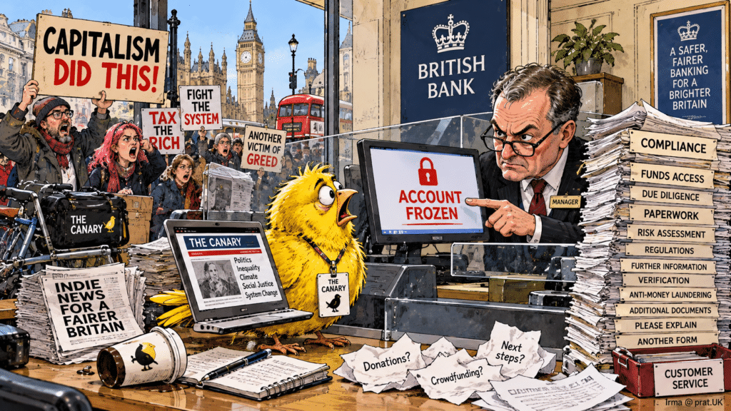 Canary Versus the Frozen Account