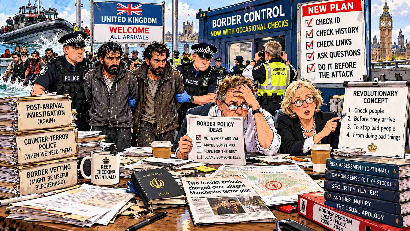 Border Vetting Is Supposed to Happen Before Counter-Terror Police Need It