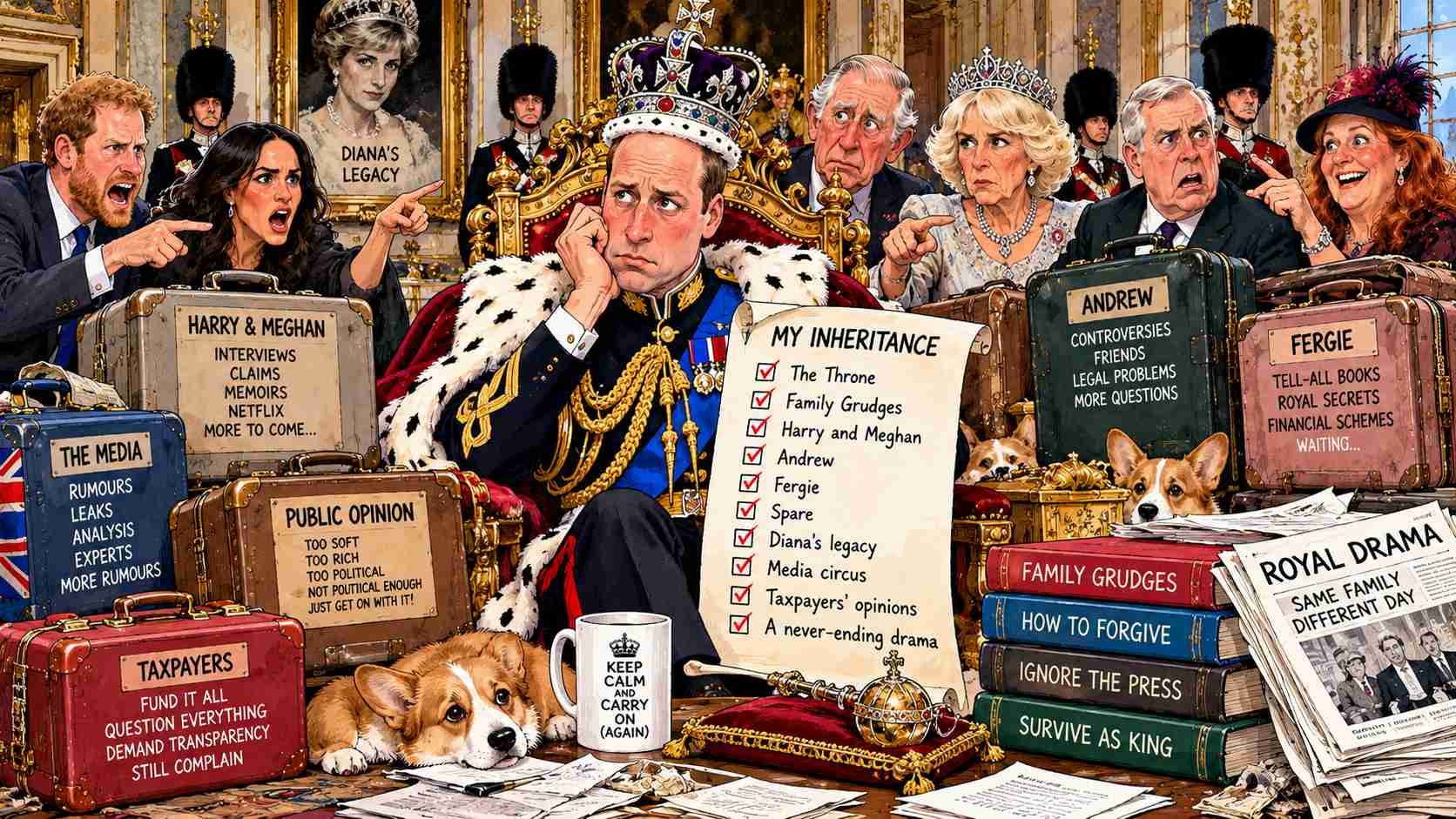 Prince William Inherits the Throne and the Family Grudges