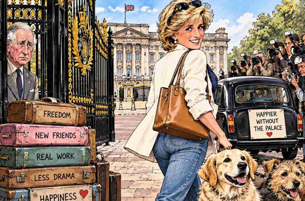 Diana, the Princess of Wales, is happy () Diana, the Princess of Wales, is happy ()