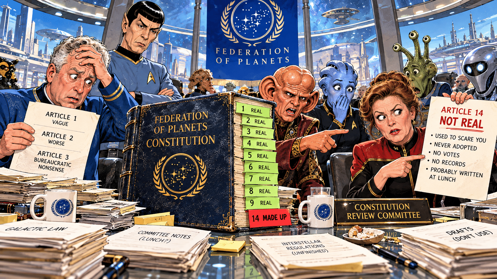 Federation Of Planets Constitution Review