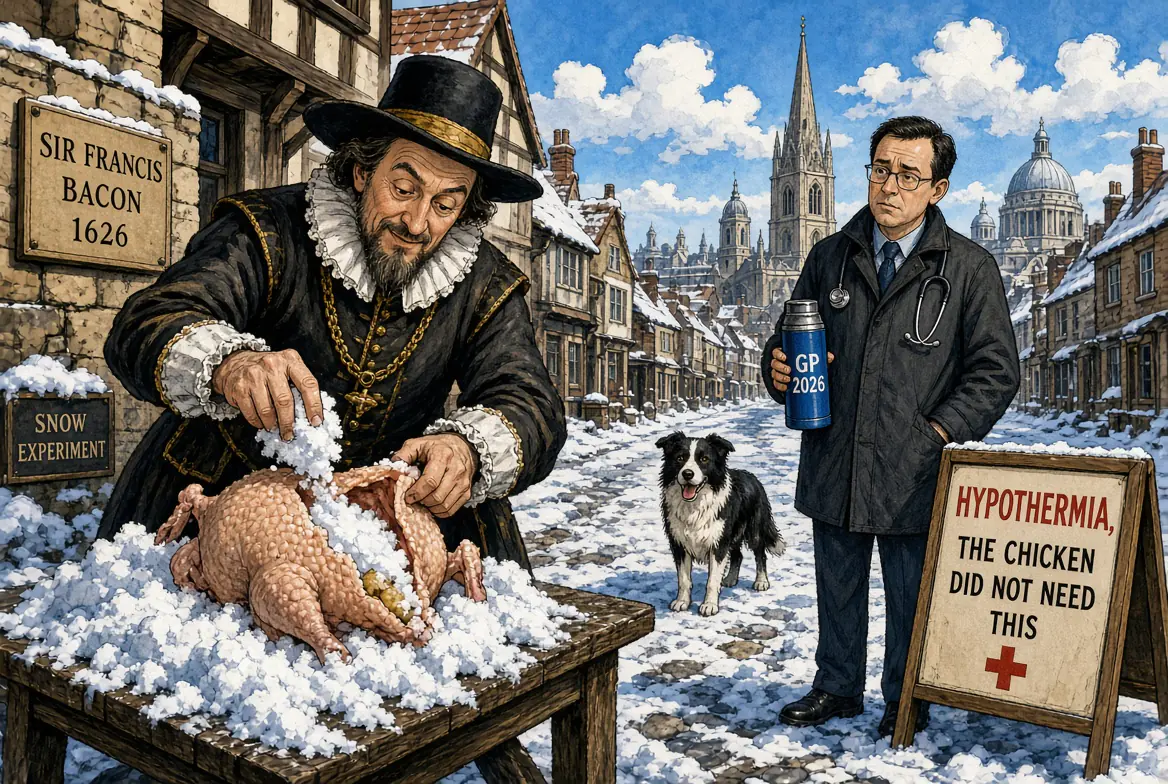 Could Modern Doctors Have Saved Sir Francis Bacon? A Frozen Chicken Is Not a Clinical Trial