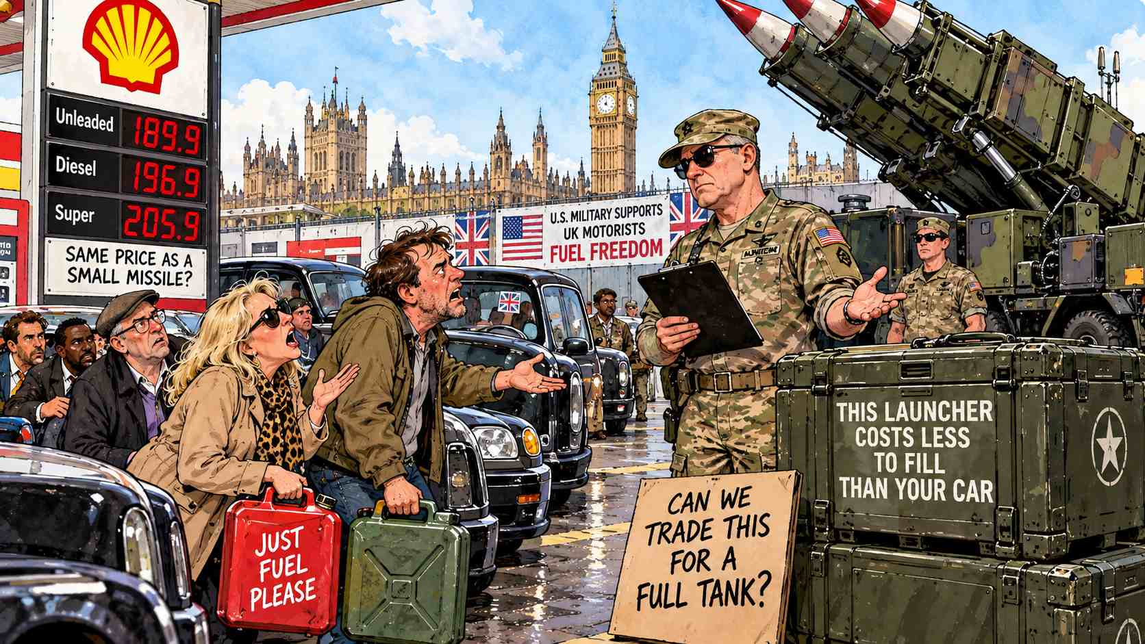 Gas Prices: Drivers Ask Pentagon to Swap Launchers for Fuel