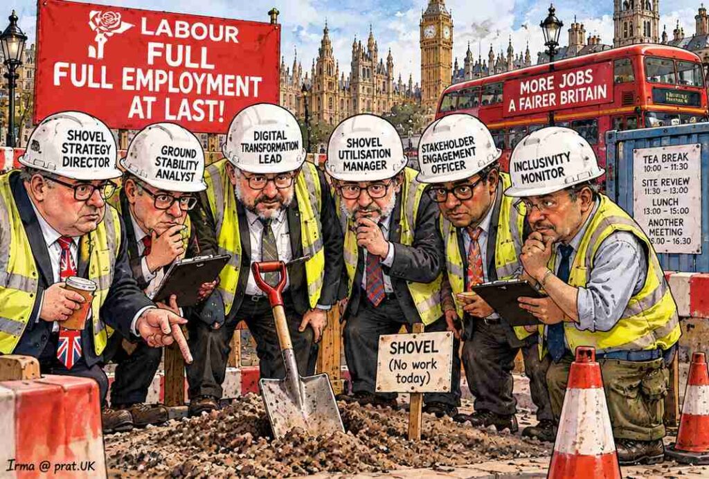 Full Employment, Empty Worksite Full Employment, Empty Worksite