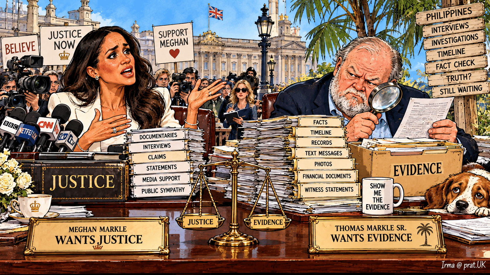 Meghan Markle Wants Justice. Her Father Wants Evidence.