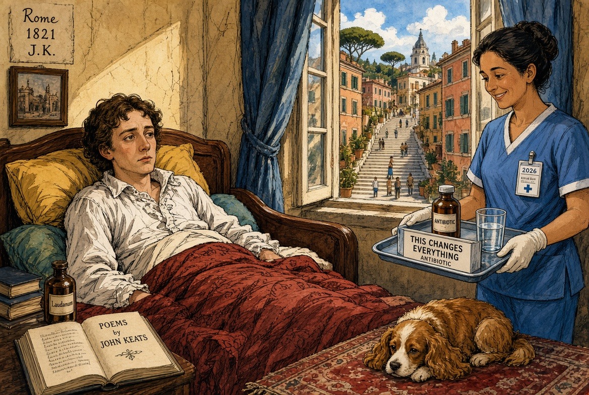 Could Modern Doctors Have Saved John Keats? Six Months of Antibiotics Would Have Rewritten the Odes