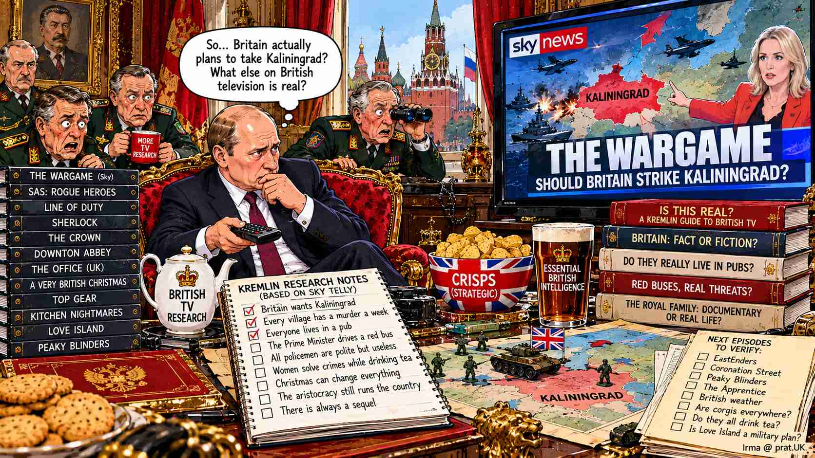 Putin Believes Every British Television Show