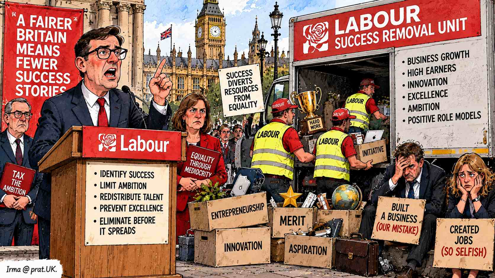 Labour Vows to Eliminate Success Before It Spreads