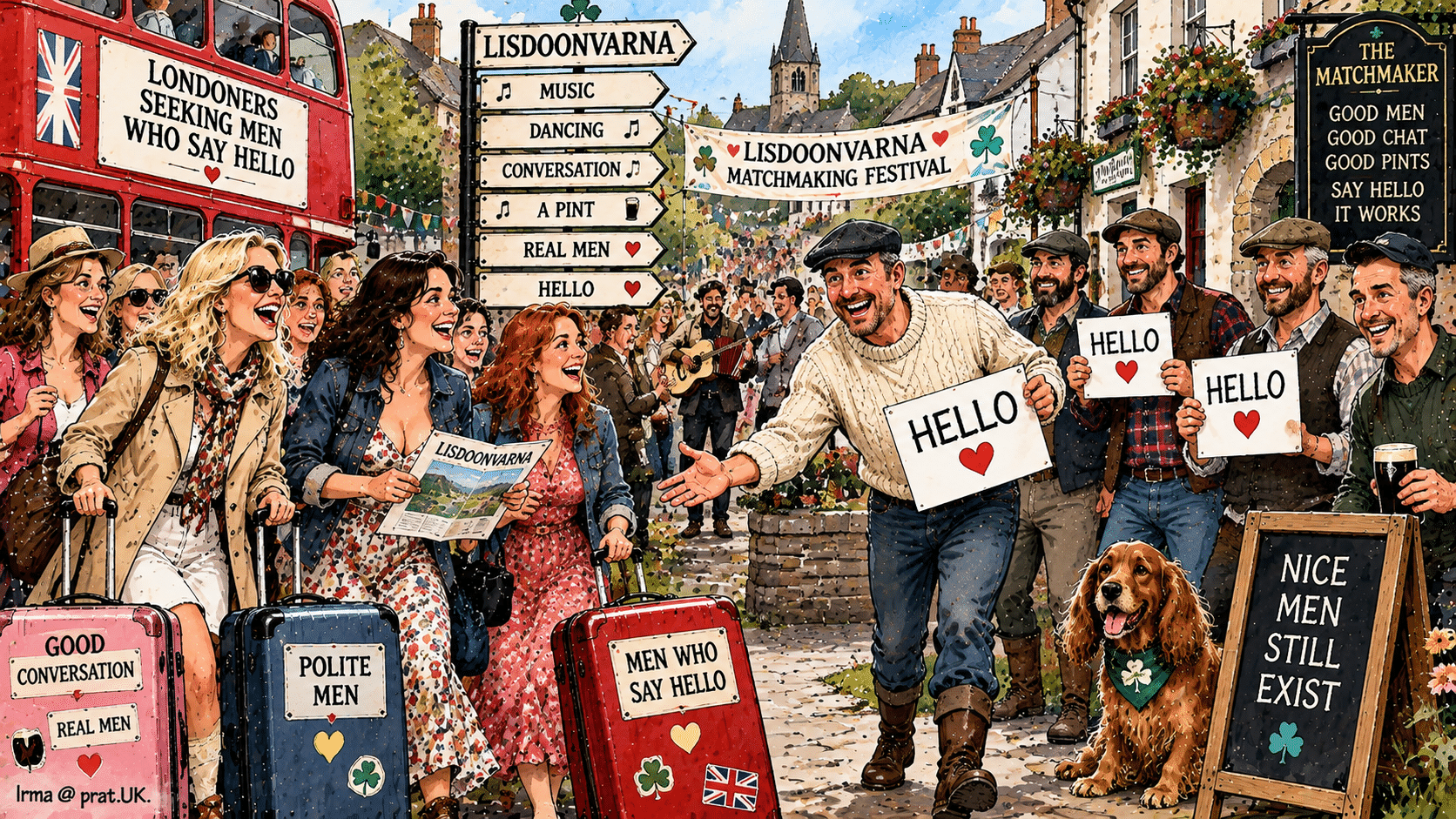 Londoners Head to Lisdoonvarna to Meet Men Who Say Hello
