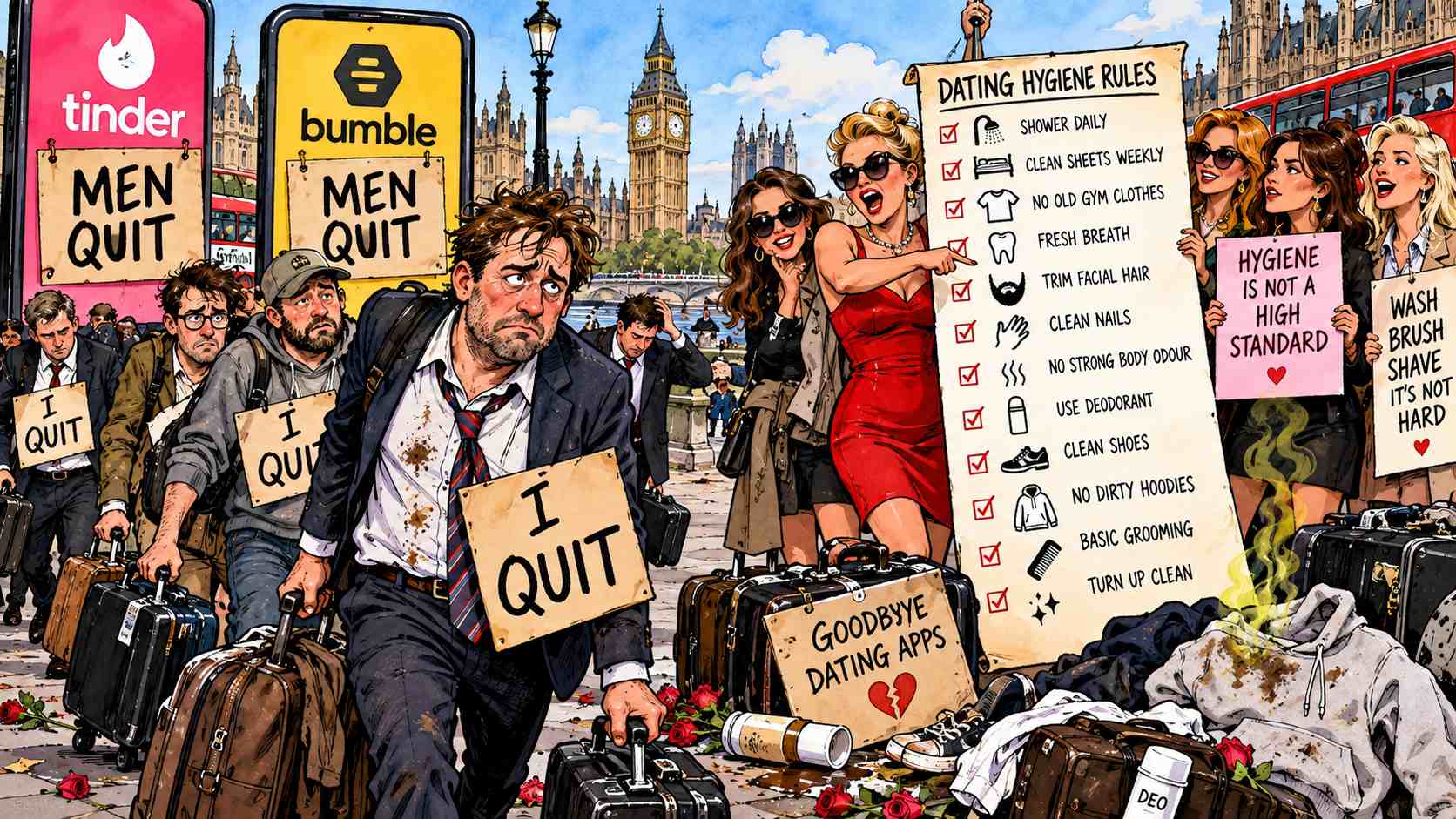 Tinder and Bumble Men Quit Over Shocking Hygiene Rules