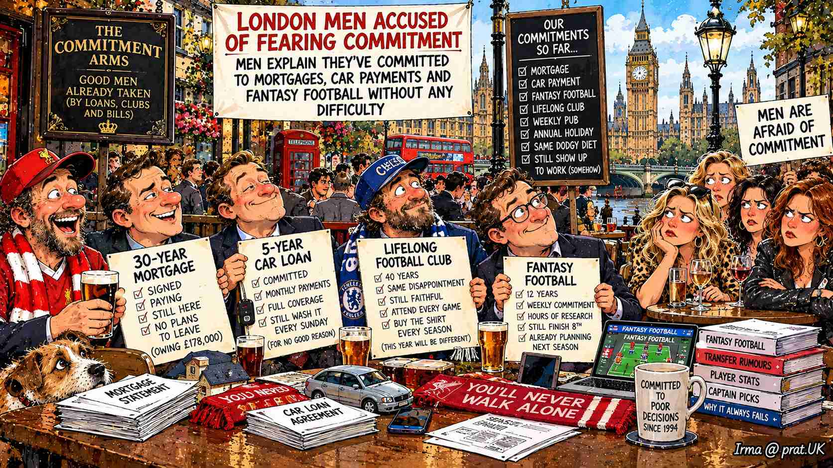 London Men Accused of Fearing Commitment
