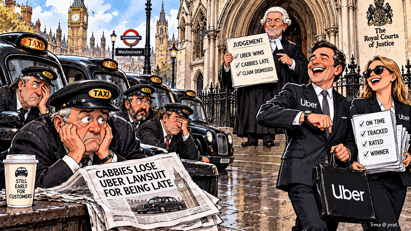 Black Cabbies Lose Uber Lawsuit for Being Late