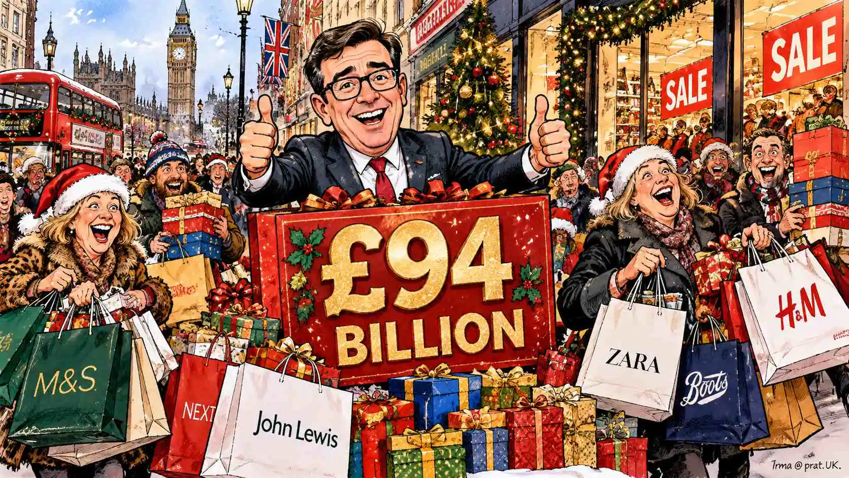 Burnham Hails £94 Billion Christmas Boom