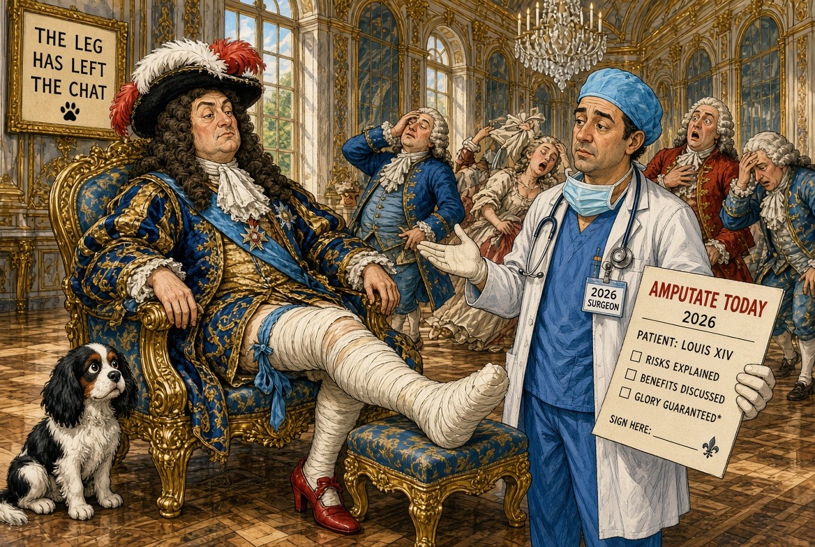 Could Modern Doctors Have Saved Louis XIV? Not While Half of Versailles Was Watching Him Get Dressed