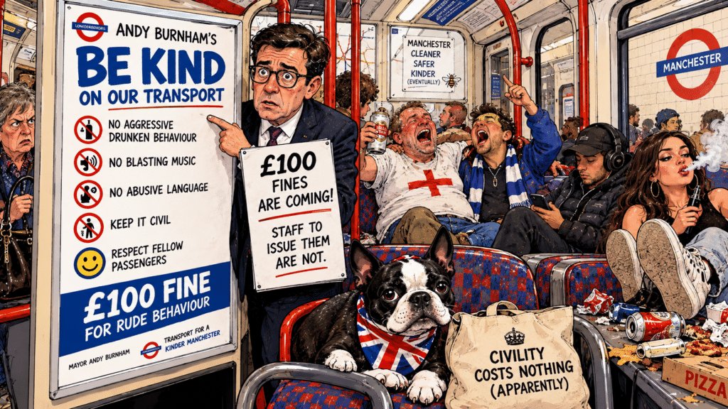 Manchester Tube Civility Chaos