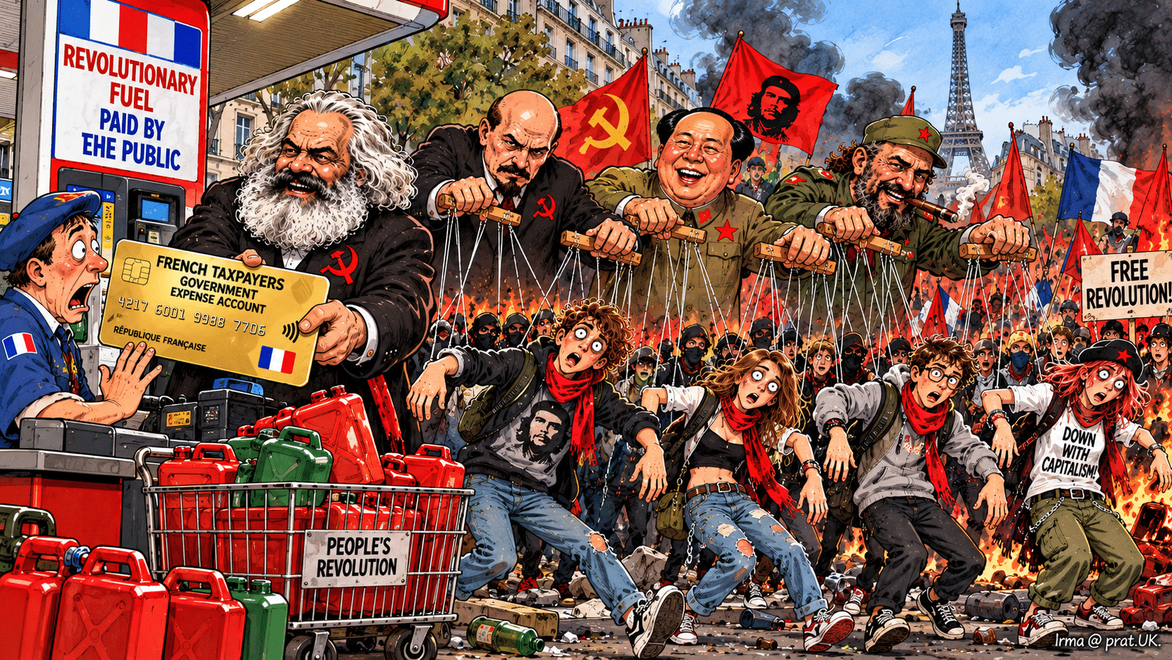 Marxists Charge Paris Revolution to French Taxpayers