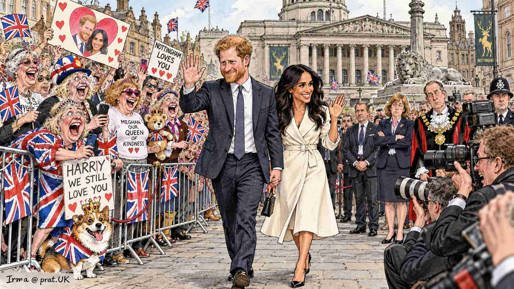 Applause Tax Looms as Britons Are Told to Cheer the Sussexes Applause Tax Looms as Britons Are Told to Cheer the Sussexes