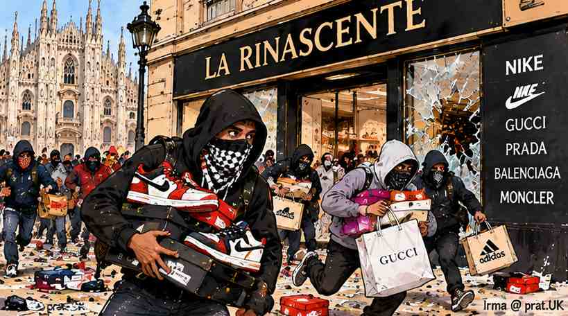 Milan’s Crisis, Protests, and Sneakers ()