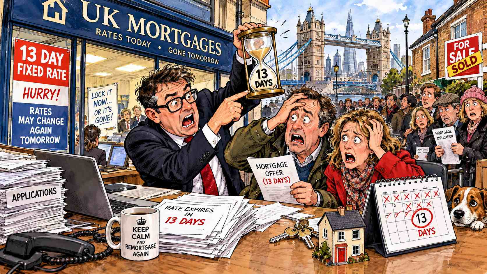 Mortgage Deals Now Last Just 13 Days