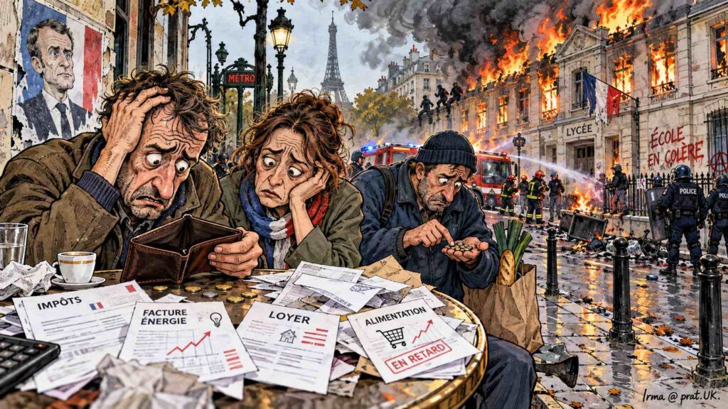 Paris in Crisis Bills, Fire, and Unrest Paris in Crisis Bills, Fire, and Unrest