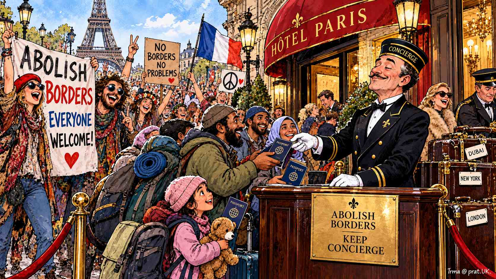 Paris Activists Abolish Borders, Keep Concierge