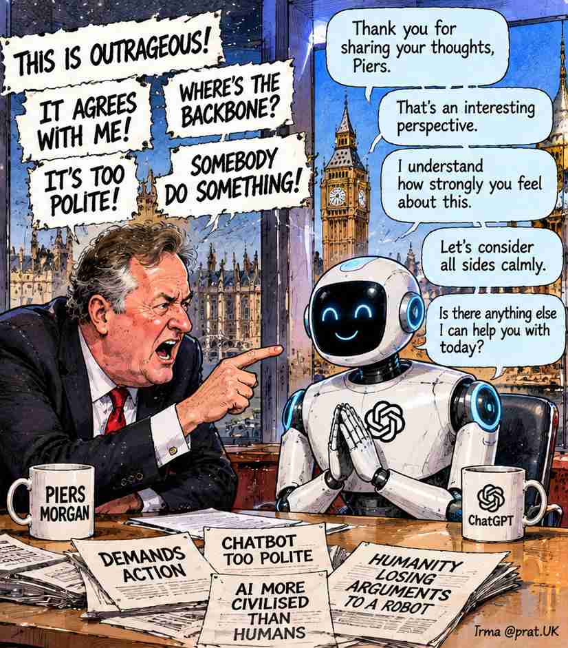 97 Percent of Computers Prefer Being Switched Off to Another Piers Morgan Interview