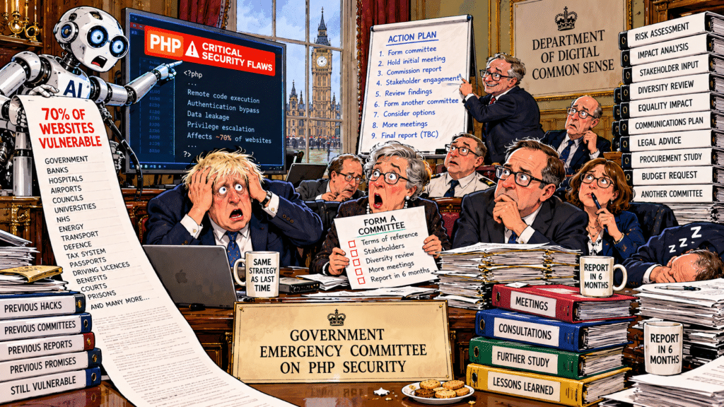 Robot Warns, Committee Delays