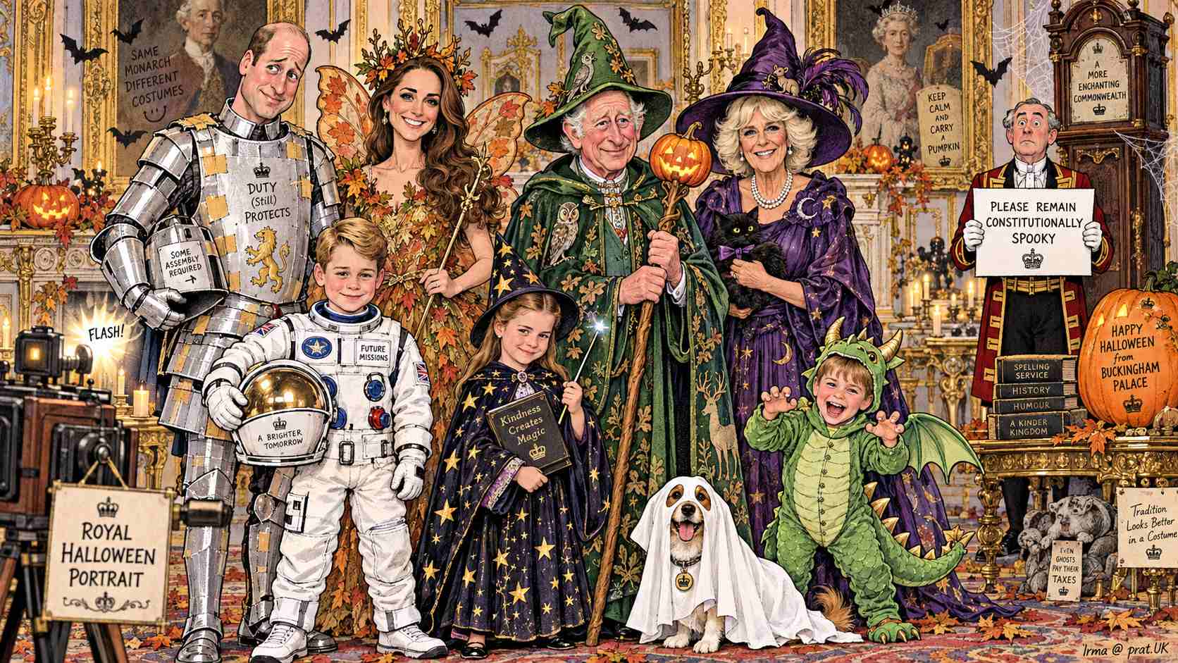 Royal Family Halloween Photo