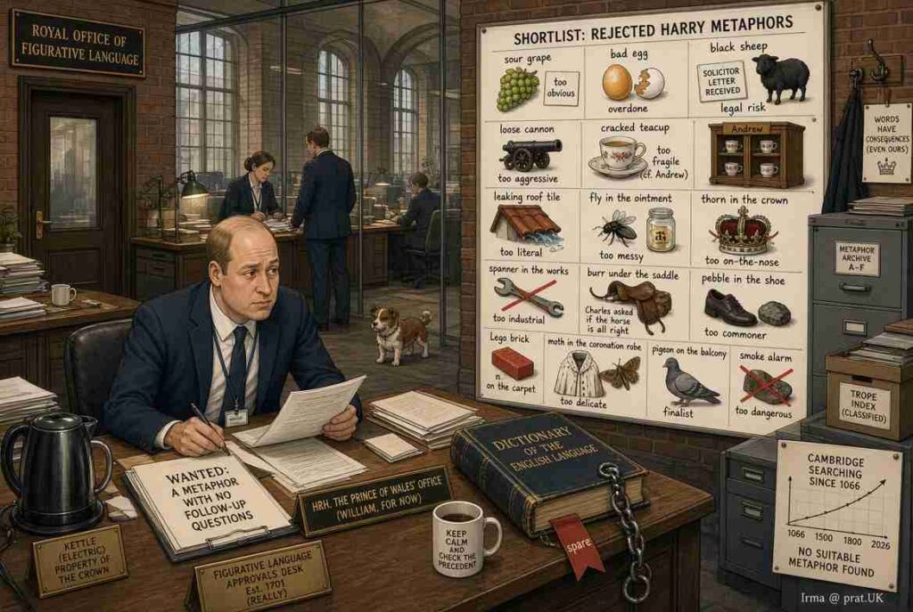 Royal Office of Figurative Language. Dictionary chained. Pigeon still a finalist Royal Office of Figurative Language. Dictionary chained. Pigeon still a finalist