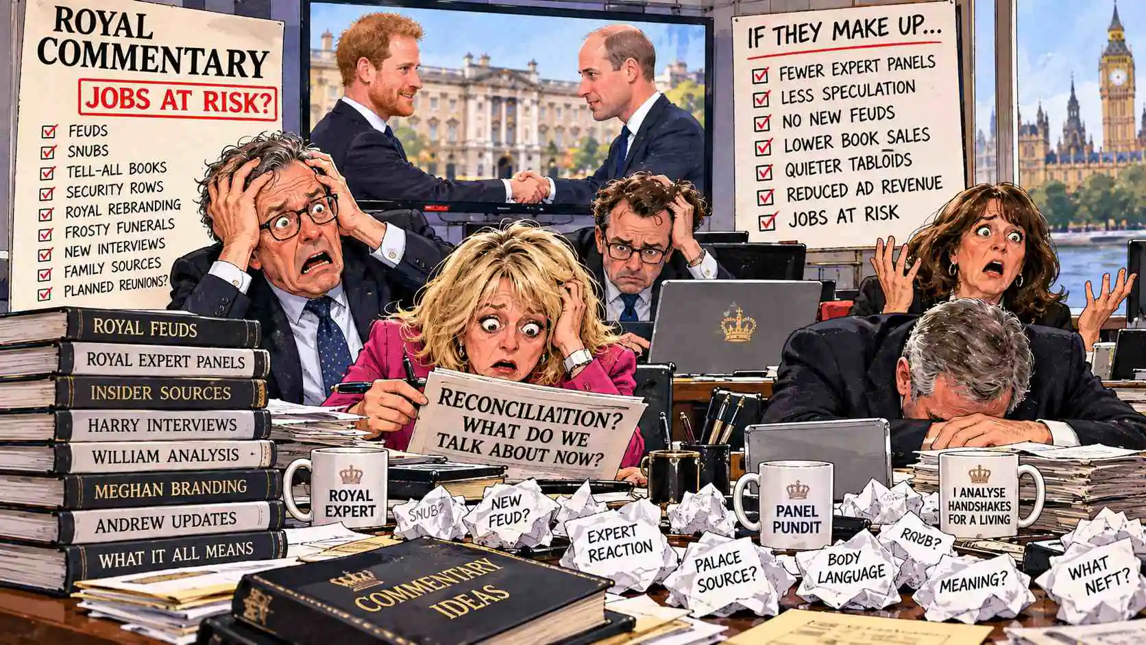 Royal Commentary Industry Fears Peace Could Cost Jobs