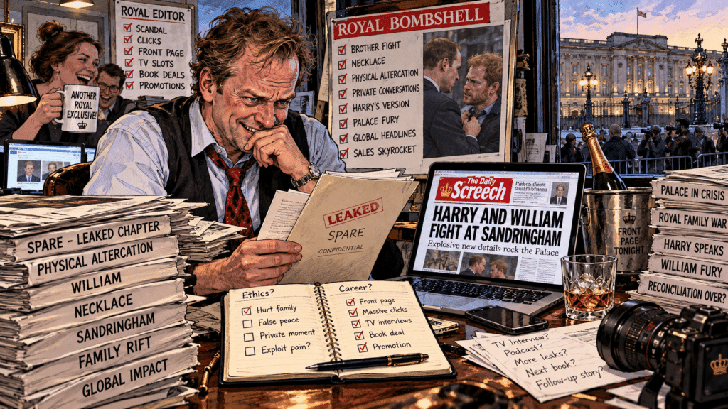 Royal Scandal in the Newsroom