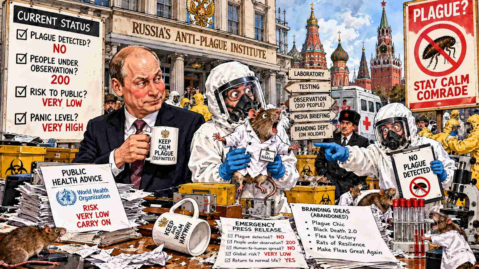 Russia’s Anti-Plague Institute Has a Plague Scare