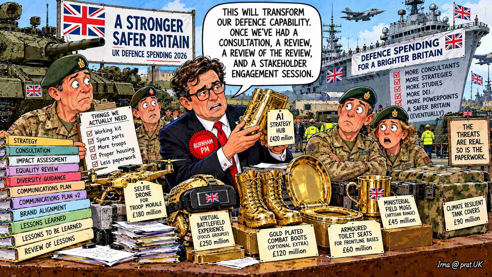 UK Military Defence Spending: Army Told to Defend Britain, Generals Ask If It Still Exists