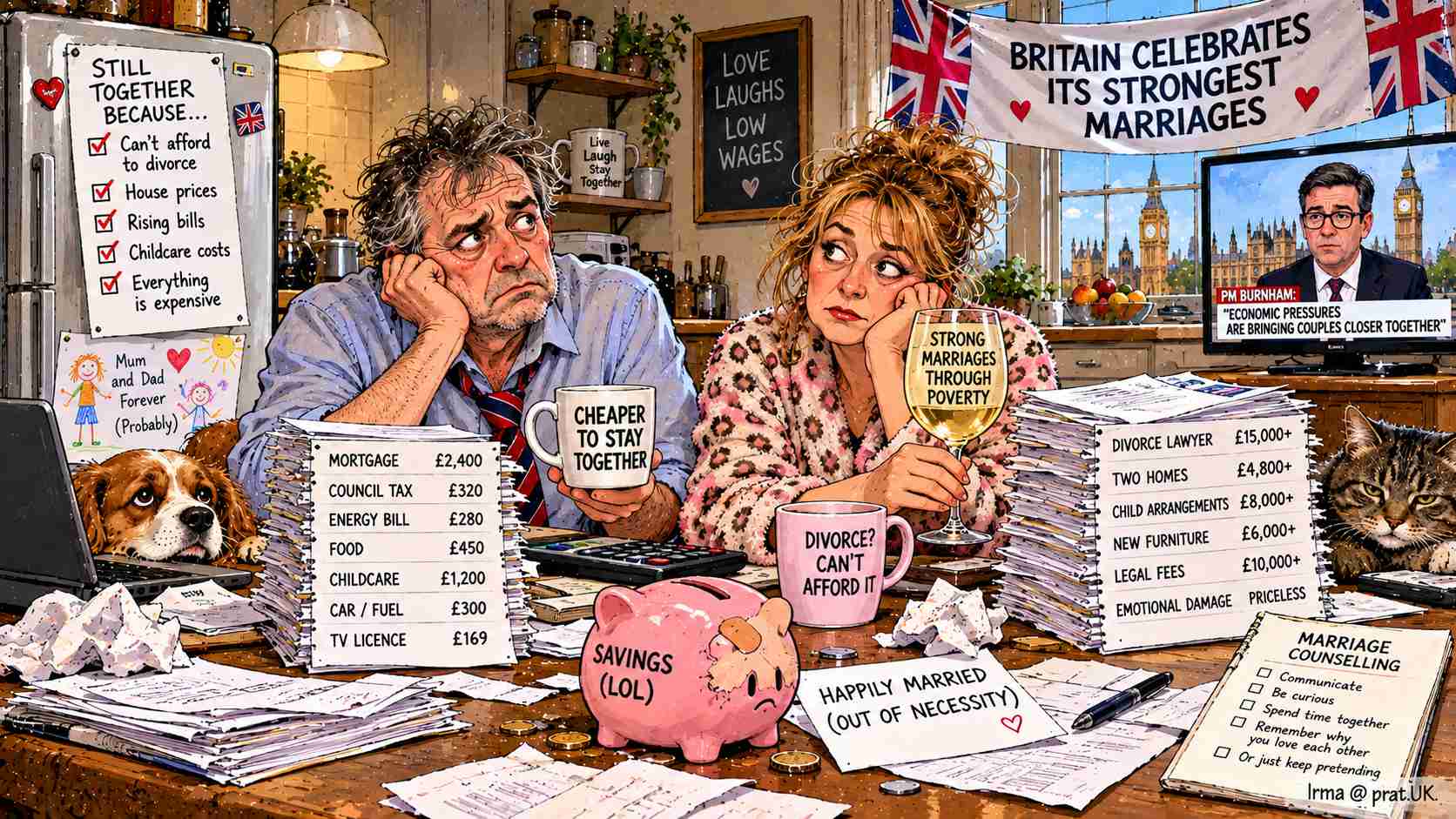Too Poor to Divorce: Britain Celebrates Its Strongest Marriages