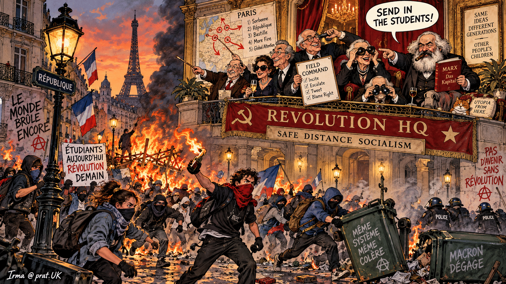 Marxists Burn Employers, Promise Jobs Afterward