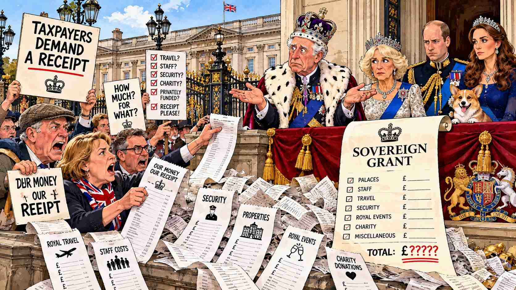Sovereign Grant: Taxpayers Demand a Receipt for the Monarchy