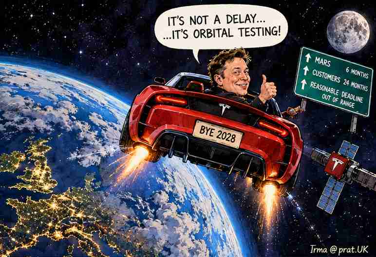 Tesla Roadster The Endless Launch crop Tesla Roadster The Endless Launch crop